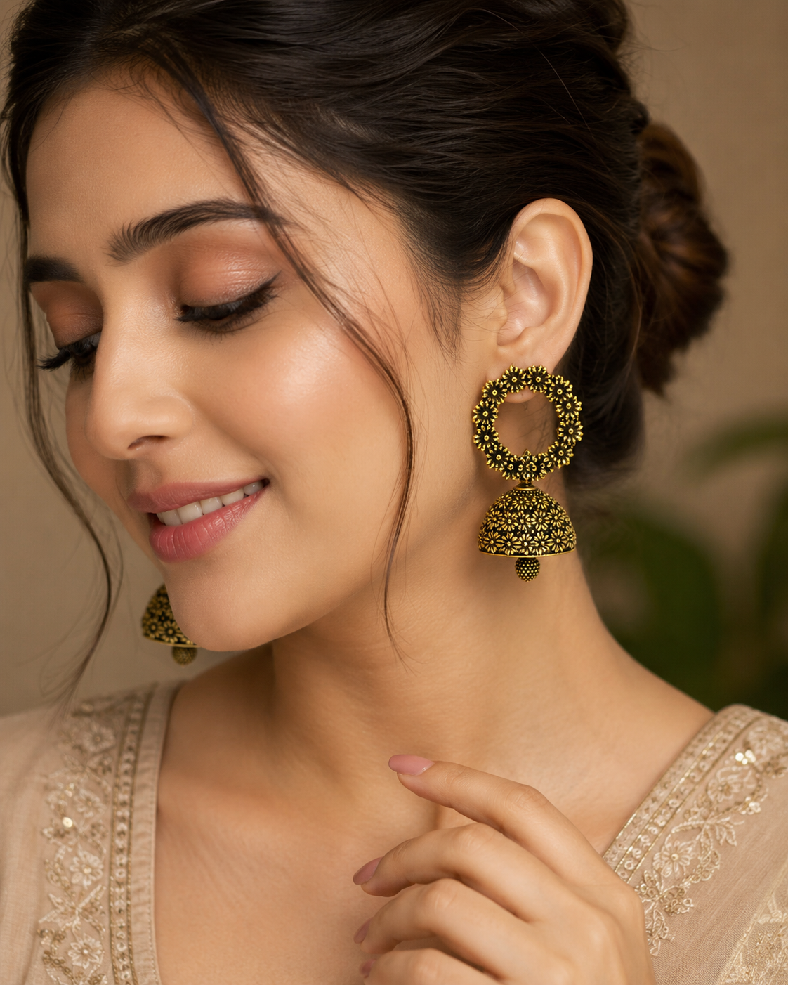 Traditional Jhumkas