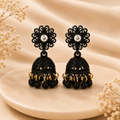 🖤 Midnight Noir Jhumka