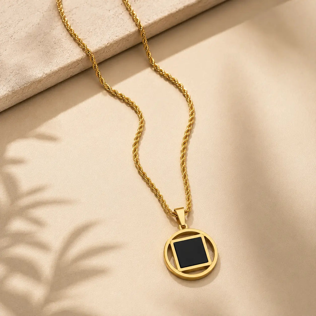 Dual Essence Double-Sided Pendant Necklace