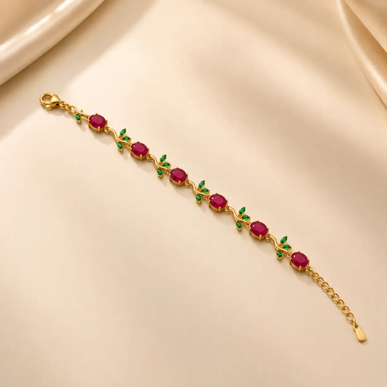 Ruby Vine Bracelet