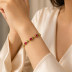 Ruby Vine Bracelet