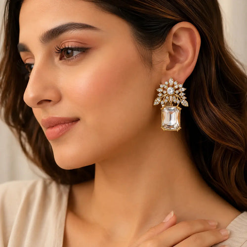 Crystal Drop Earrings