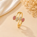 Pink Petal Adjustable Ring