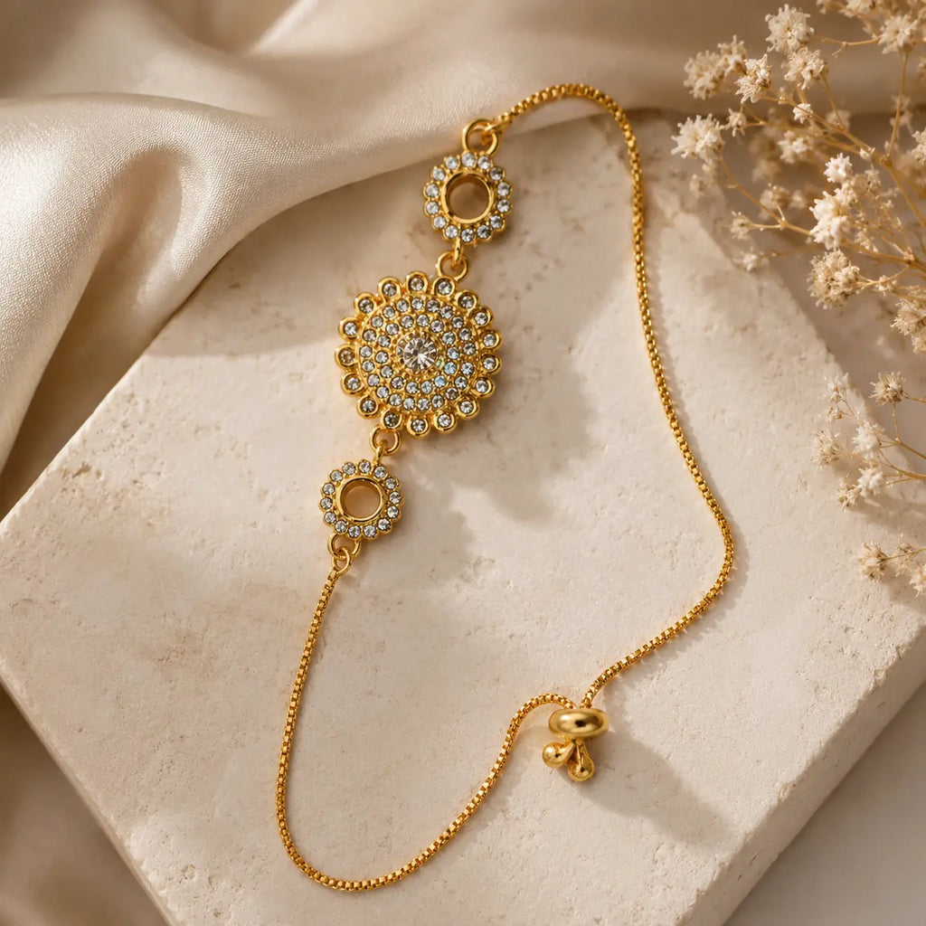 Celestial Bloom Adjustable Bracelet