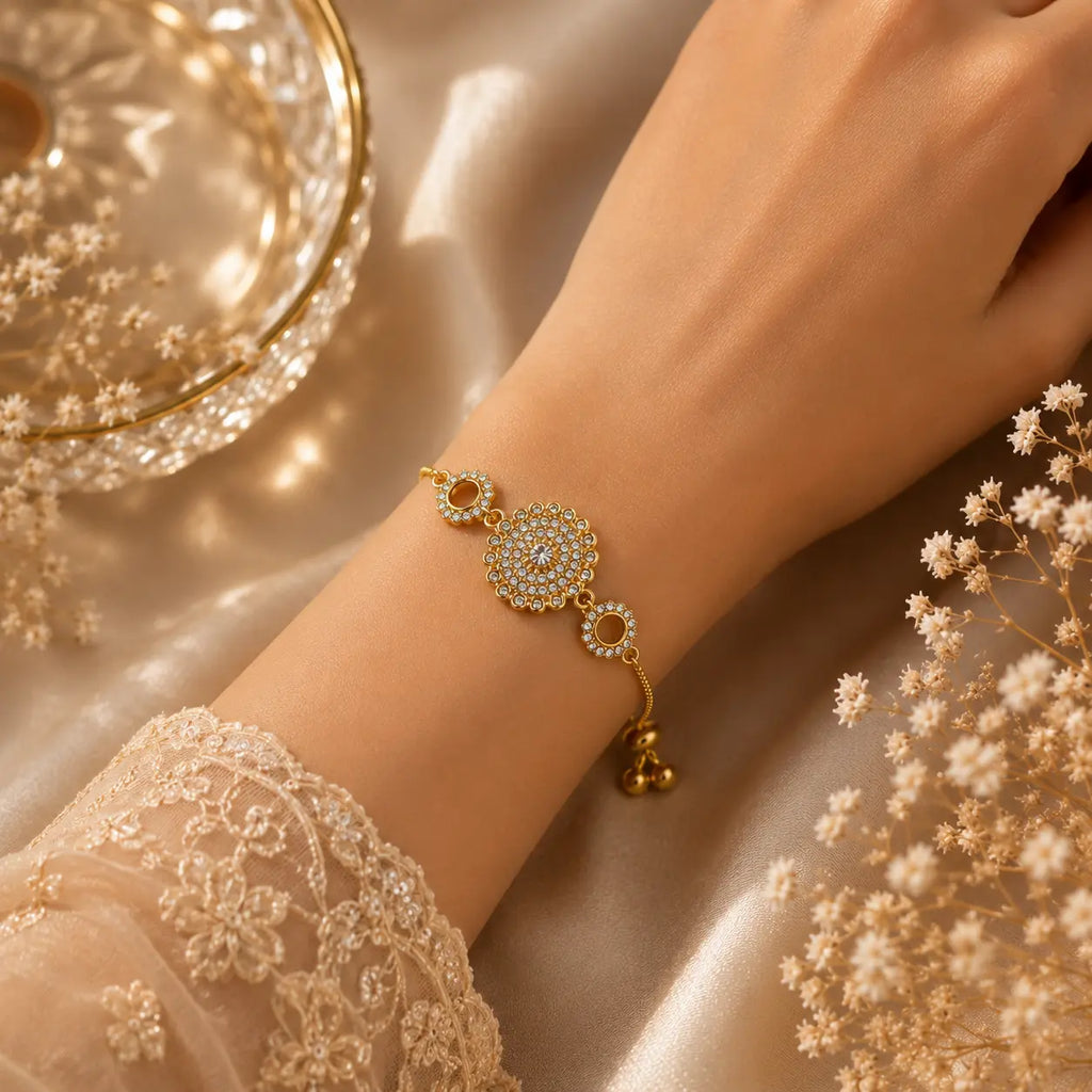 Celestial Bloom Adjustable Bracelet