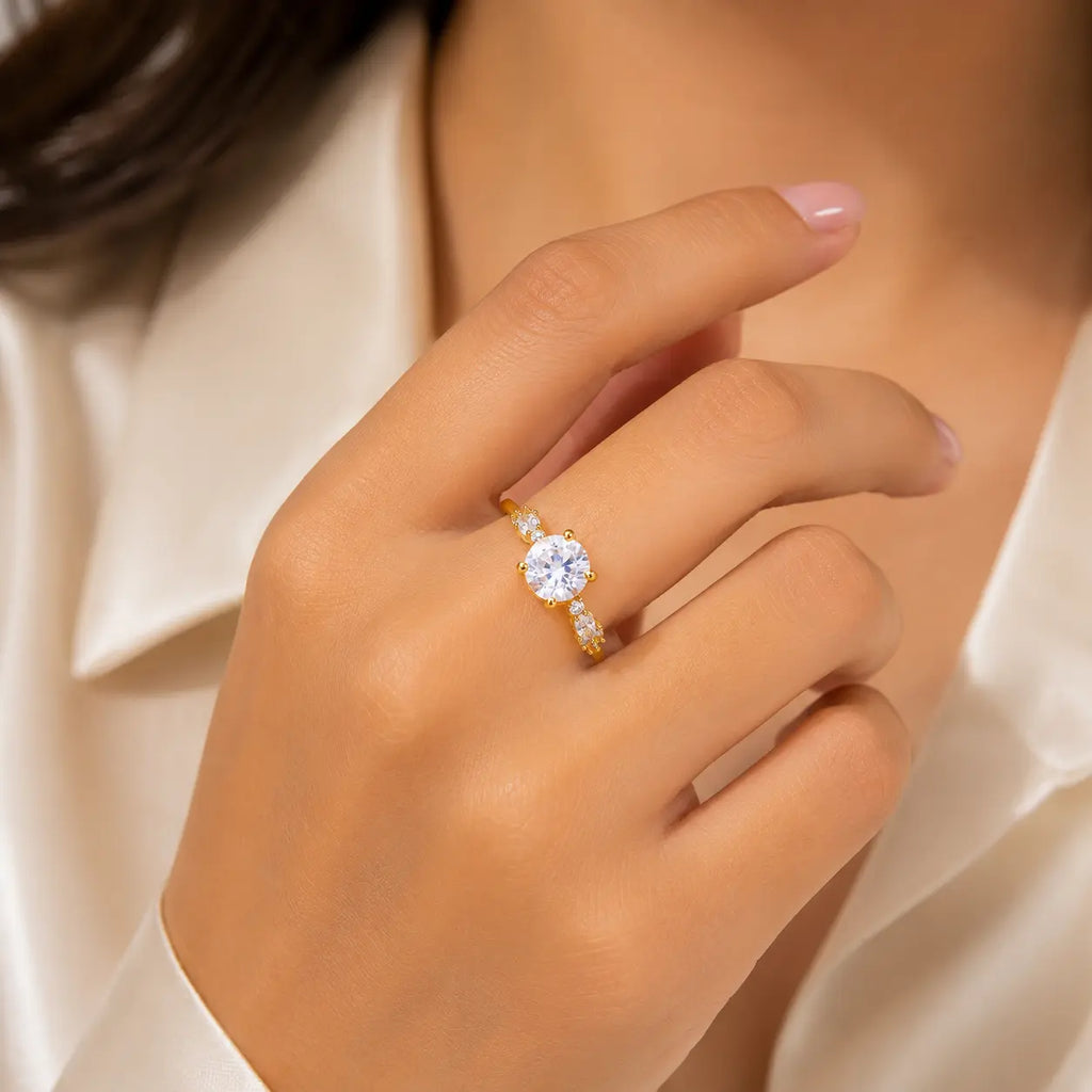 Celeste Solitaire Ring