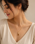 Amber Glow Pendant Necklace